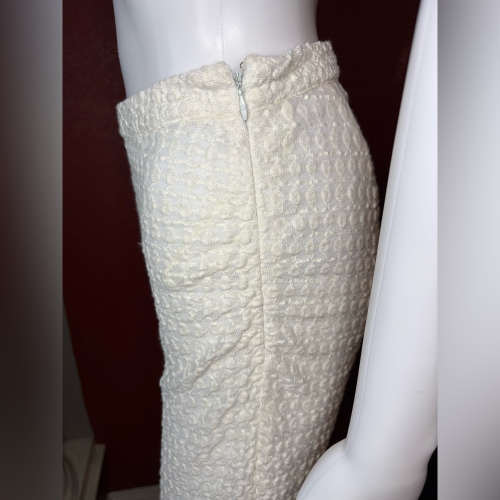 NWT BAOBAB Robin Ecru Bubble Waffle Knit Flare Leg Pants. Size XS - Picture 6 of 10